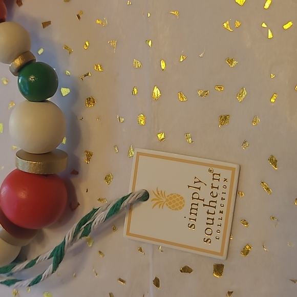 NWT Simply Southern Santa Beaded Necklace - Picture 2 of 4